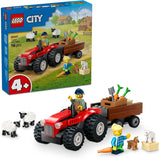 LEGO City traktor med släp - Gårdleksak med traktor och djurfigurer - Montessorilekset för pojkar och flickor från 4 år - present med 2 minifigurer 60461 Byggset Besuche den LEGO-Store Standardtitel