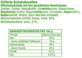 Küfferle, Morötter med originalchoklad 810 g 60 st., Mjölkchoklad, 1 st.
