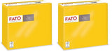- Mjukt och ömtåligt mjukpapper för engångsbruk, förpackning med 40 silkespapper, storlek 38X38 vikta i 4, 2 lager, gul färg, 100% rent cellulosapapper, FSC-certifierat (2-pack)