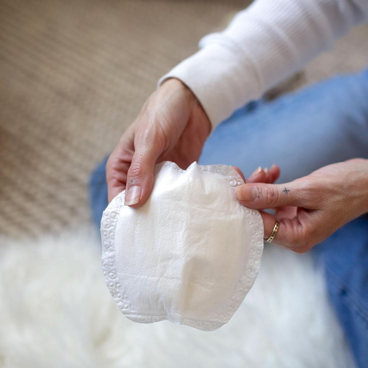 Engångsskivor, absorberande, svart, 60 st Mat- och amningstillbehör Bebe Naty Shop