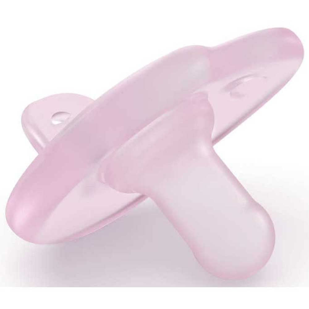 Philips AVENT Soothie - BPA-fri napp för bebisar i åldern 0-6 månader, rosa/ljusrosa (modell SCF099/22)