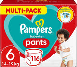 Pampers Baby-Dry Pants Größe 5, 160 Stück, 11kg-17kg, 360° auslaufsichere Passar dag och natt