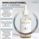 Hairlexier Hair Growth Remedy for Women - Rosmarin Hårolja, Ricinolja Hårolja, Lavendelolja, Naturligt hårserum mot diffust håravfall, Stödjer hårväxt, Vegansk & Ekologisk + Arbetsbok Hårvård Naty Shop