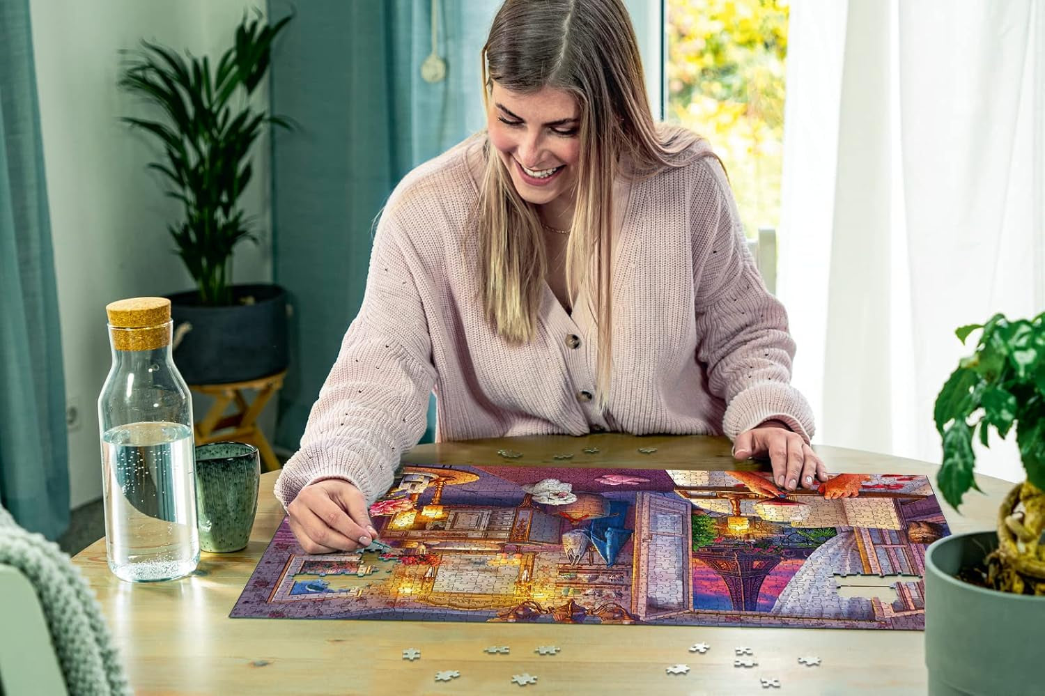 Ravensburger Pussel - i badkar - 500 bitar Gold Edition Pussel Naty Shop