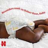 Huggies Newborn blöjor, storlek 2, 116 blöjor (2 x 58), halvmånadslåda