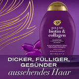 OGX Biotin & Collagen Shampoo (385 ml), hårstärkande schampo för fint och tunt hår OGX dusch och bad