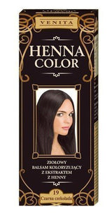 Henna Color 111 Natural Conditioner för blont hår Hårfärg Natural Hårfärgningseffekt Henna Eco Hårfärgning Naty Shop Svart 75 Ml (1 förpackning)