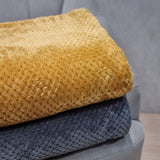Överkast HOMLA Noah 220 X 240 Cm - överkast soffa bekväm täcke filt - fluffig och mjuk - grå polyester Sängar och filtar Besuche den HOMLA-Store