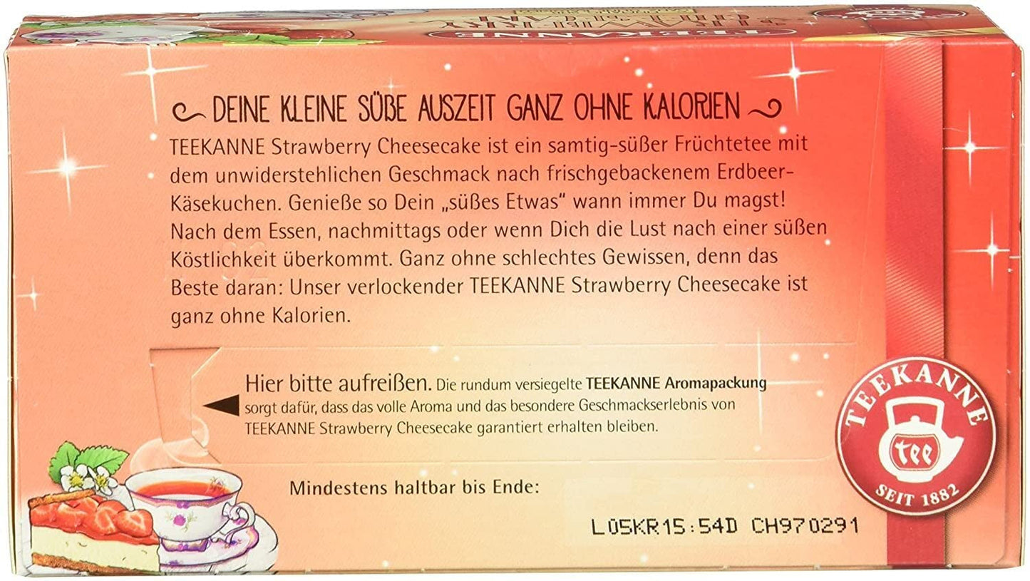 Teekanne Sweeteas Strawberry Cheesecake Strawberry Cheesecake 12-pack (12 x 18 tepåsar)