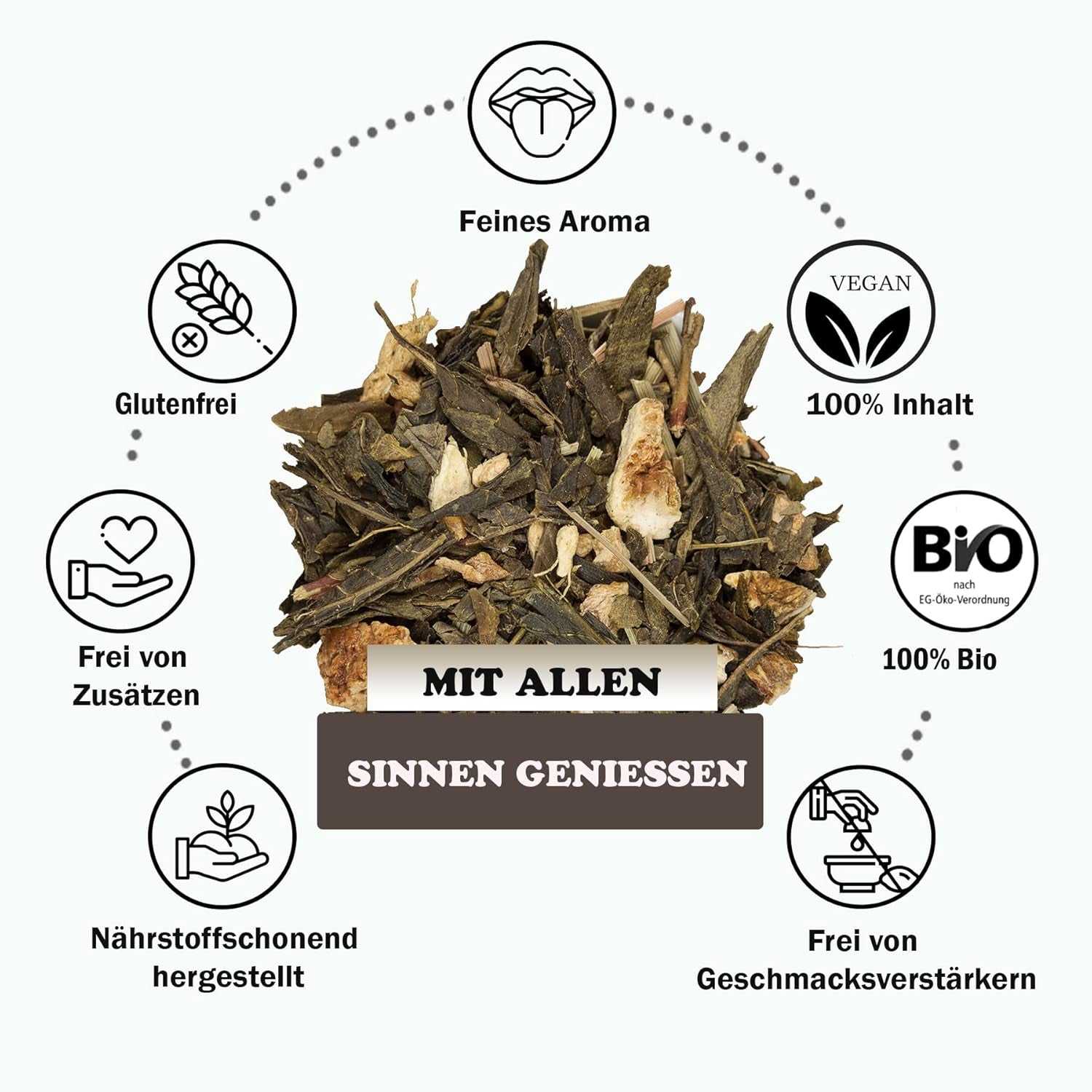 YC Yang Chai Sencha Green Tea BIO 250G - Japanskt löst te med bergamottsmak - Original japanskt grönt te "Sencha Dynasty" från kontrollerad organisk odling