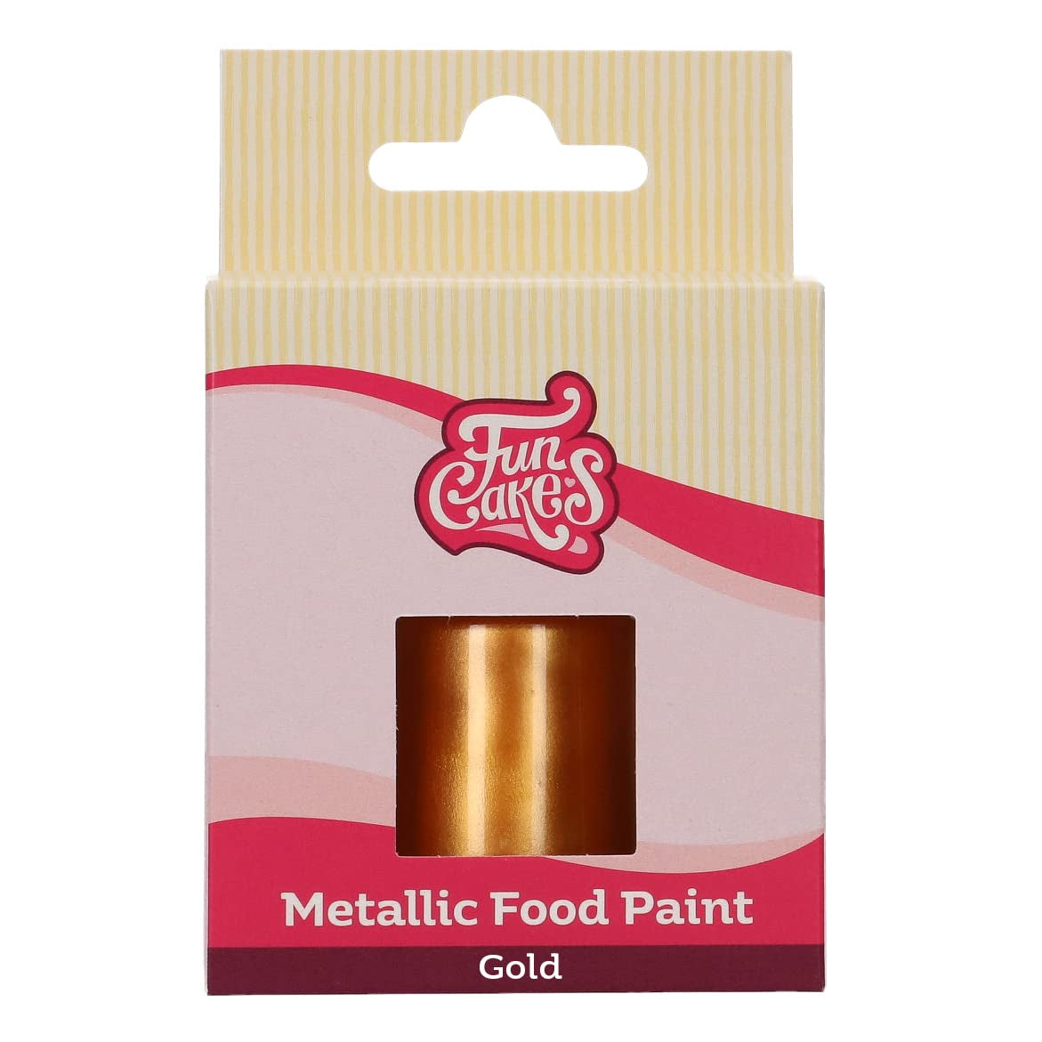 Funcakes Gold Metallic Food Paint: Skapa metalliska effekter på fondant, marsipan, gum paste, royal icing och kakor. 100% ätbar, Halal, lämplig för vegetarianer och veganer. 30 ml.