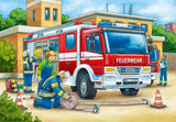 Ravensburger Pussel för barn - 07574 Polis och brandmän - Pussel för barn från 3 år, med 2X12 bitar Puzzle Naty Shop