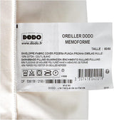 DODO OFM60 Ergonomisk latexkudde, 60 X 60 cm, vit Naty Shop standardkuddar