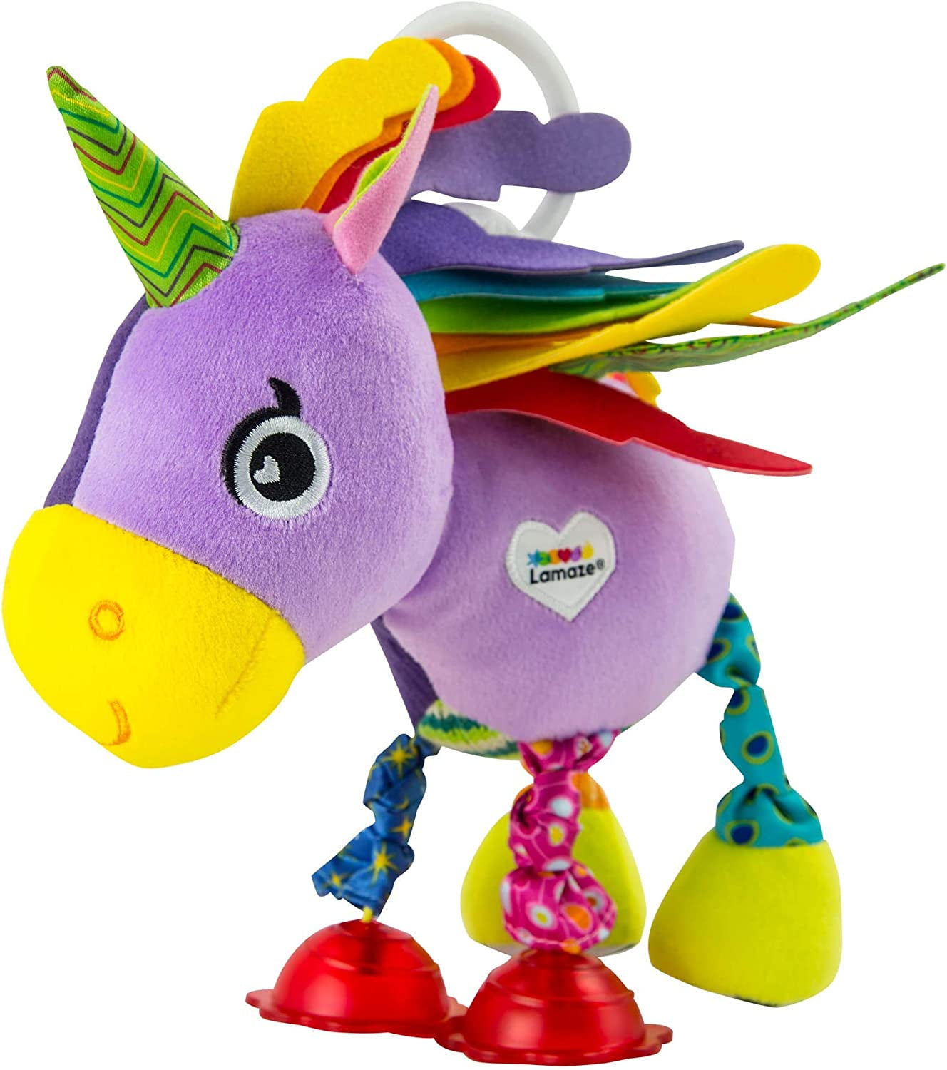 Lamaze babyleksak "Freddie the Firefly" Clip & Go, högkvalitativ leksak för småbarn, grepphänge för att stärka relationen mellan föräldrar och barn, från 0 månader, flera färger babyleksaker Naty Shop Ella The Unicorn