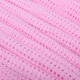 Familjesängkläder Rosa cellfilt för dubbelsäng, bomull, stort överkast, vändbart, lätt, termiskt, mjukt, traditionellt cellfilt, 230 X 230 cm täcken och täcken Naty Shop