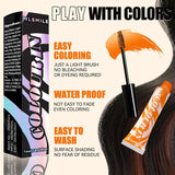 Green Temporary Hair Dye - 14ml Hårkrita Hårfärgning, tvättbar grön hårfärgstav, Omedelbar färg hårkrita, Carnival Chalk Hårfärgning till jul Halloween, Carnival, Cosplay Hair Dye Naty Shop