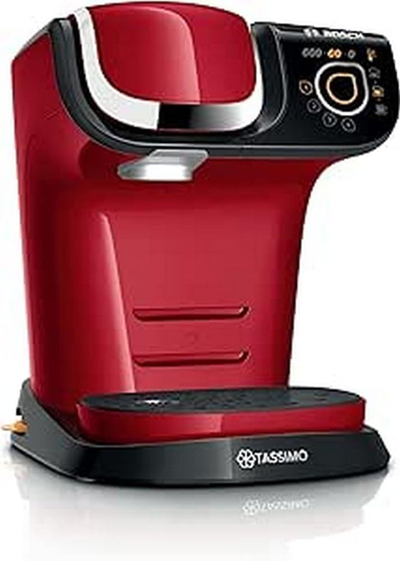 Tassimo My Way espressomaskin med 2 kapslar TAS6502 med vattenfilter, 70+ drycker, dryckesanpassning, kaffevariation, enkel bryggning, 1500W, svart