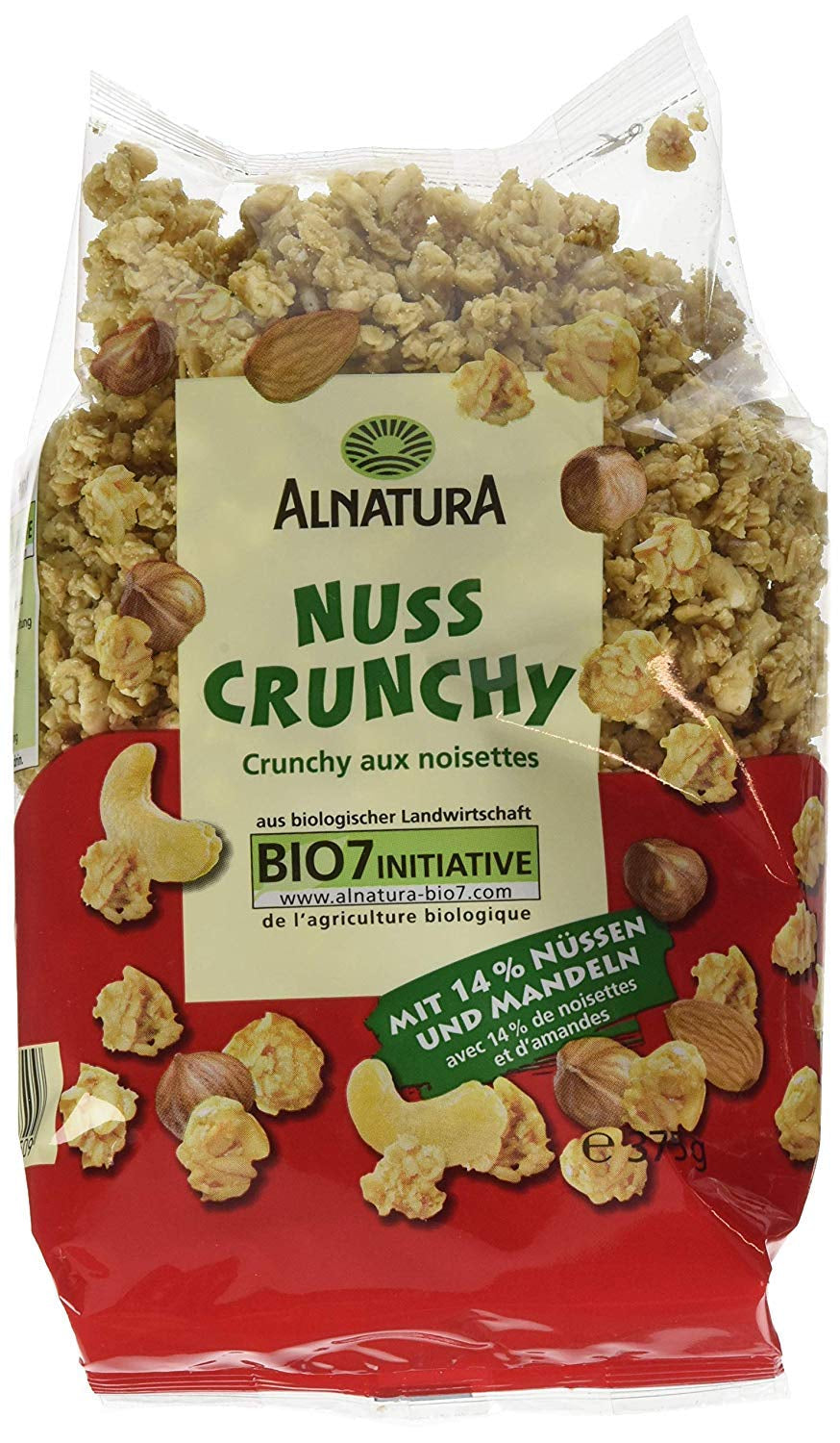 Nötter Crunchy, 375 G Cereal Naty Shop Standardtitel