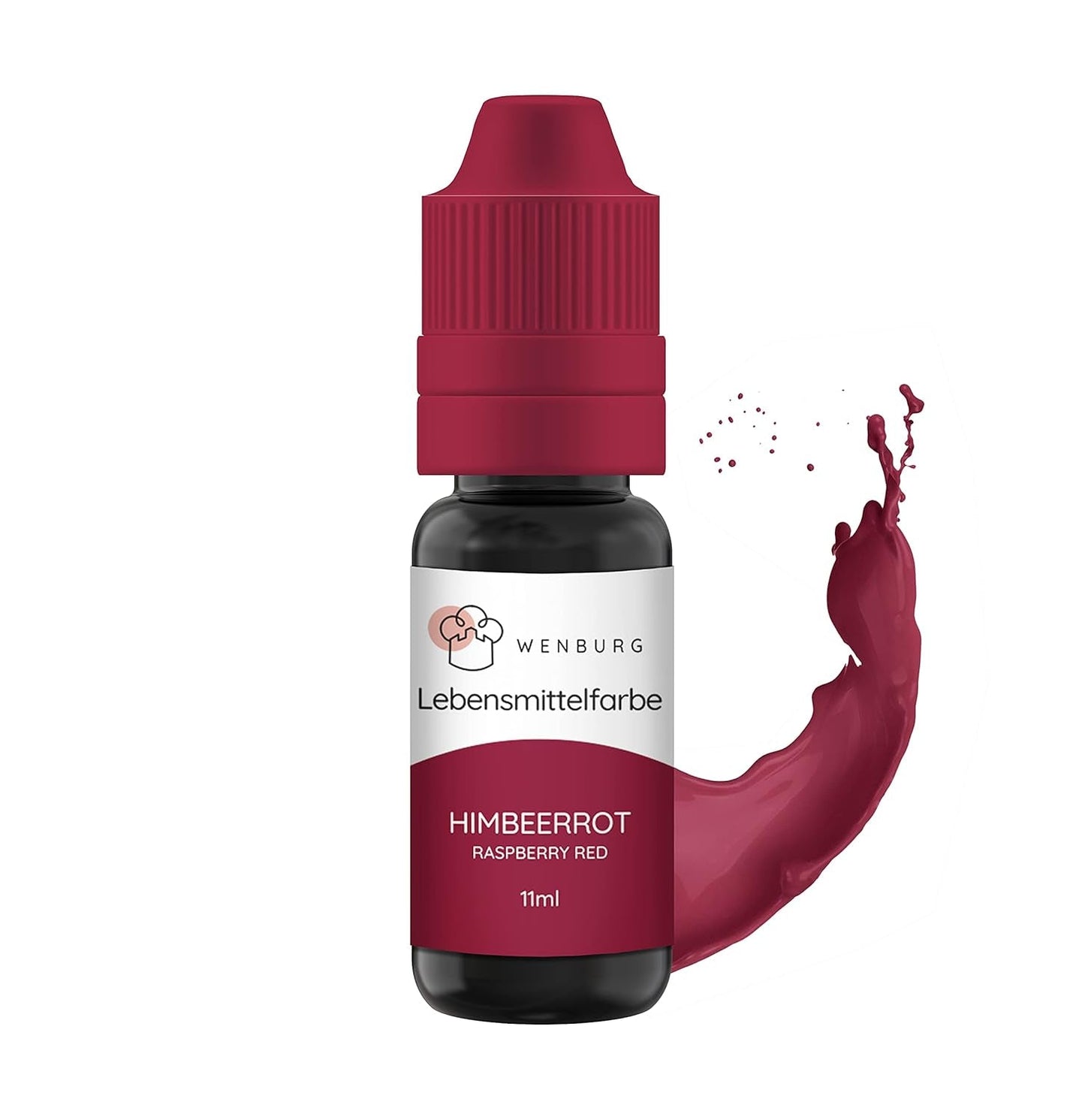 Wenburg matfärg, glitter, 11 ml, koncentrerad, tillverkad i EU, flytande. För färgning av deg, drycker, smaker, slime - guldglitter matfärgning - guld kakfärgning - guldglitter
