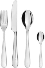 Alessi 5180S24M Nuovo Milano Monobloc bestickset 24 delar polerat rostfritt stål 18/10 Kök Naty Shop