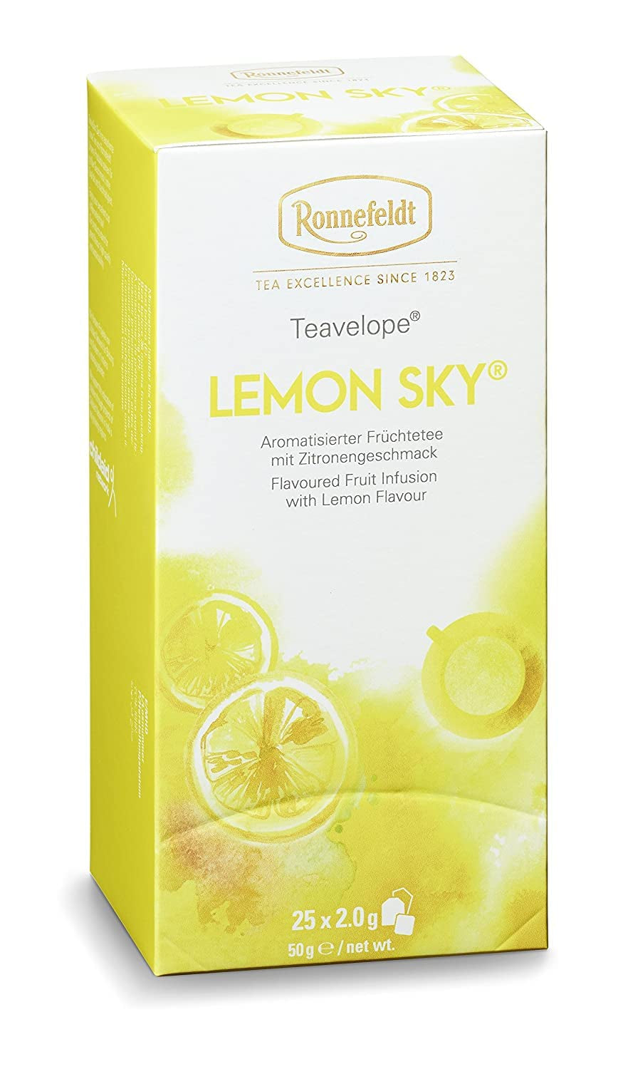 Teavelope "Lemon Sky" - Fruktte med citronsmak, 25 tepåsar, 50 g