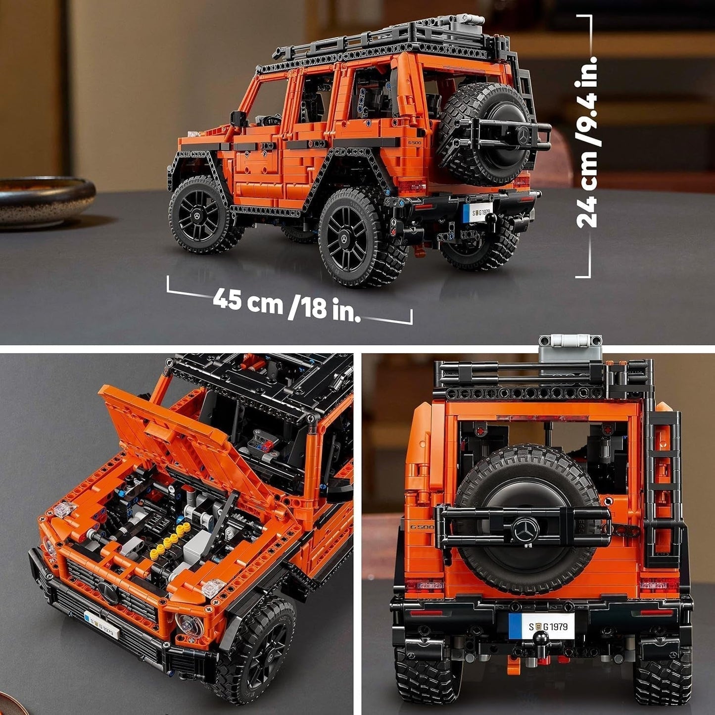 LEGO Technic Mercedes-Benz G 500 Professional Line, G-Klass byggsats för bilmodeller, vuxenpresent, Lyx terrängfordonsset, Mercedes samlarobjekt, Leksaksbil 42177 Byggset Besuche den LEGO-Store
