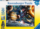 Ravensburger pussel för barn - 10016 In space - Rymdpussel för barn från 7+ med 150 bitar i XXL-format Pussel Naty Shop In space
