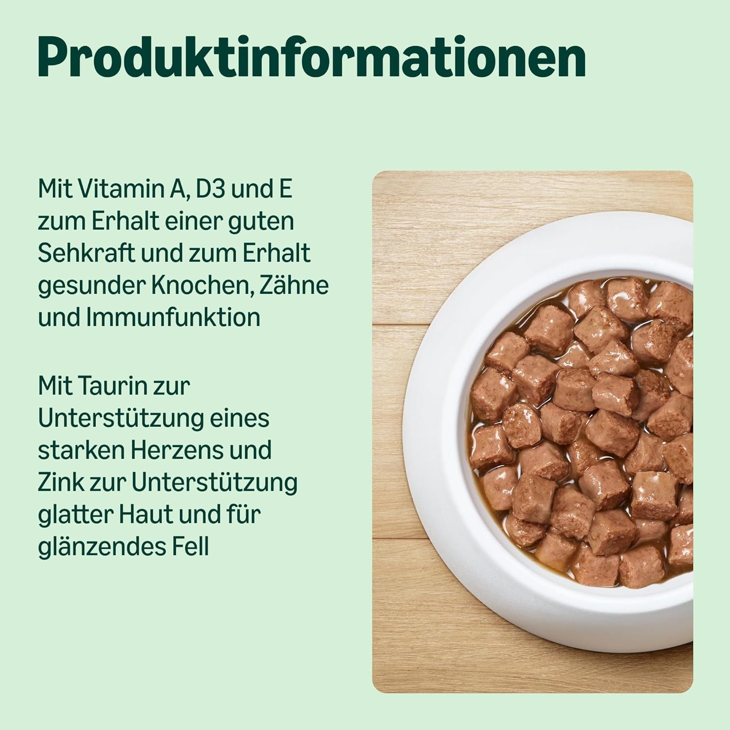 av Amazon Katzenfutter, nass, Dose, Stücke mit Geflügel i sås, 12 x 415 g