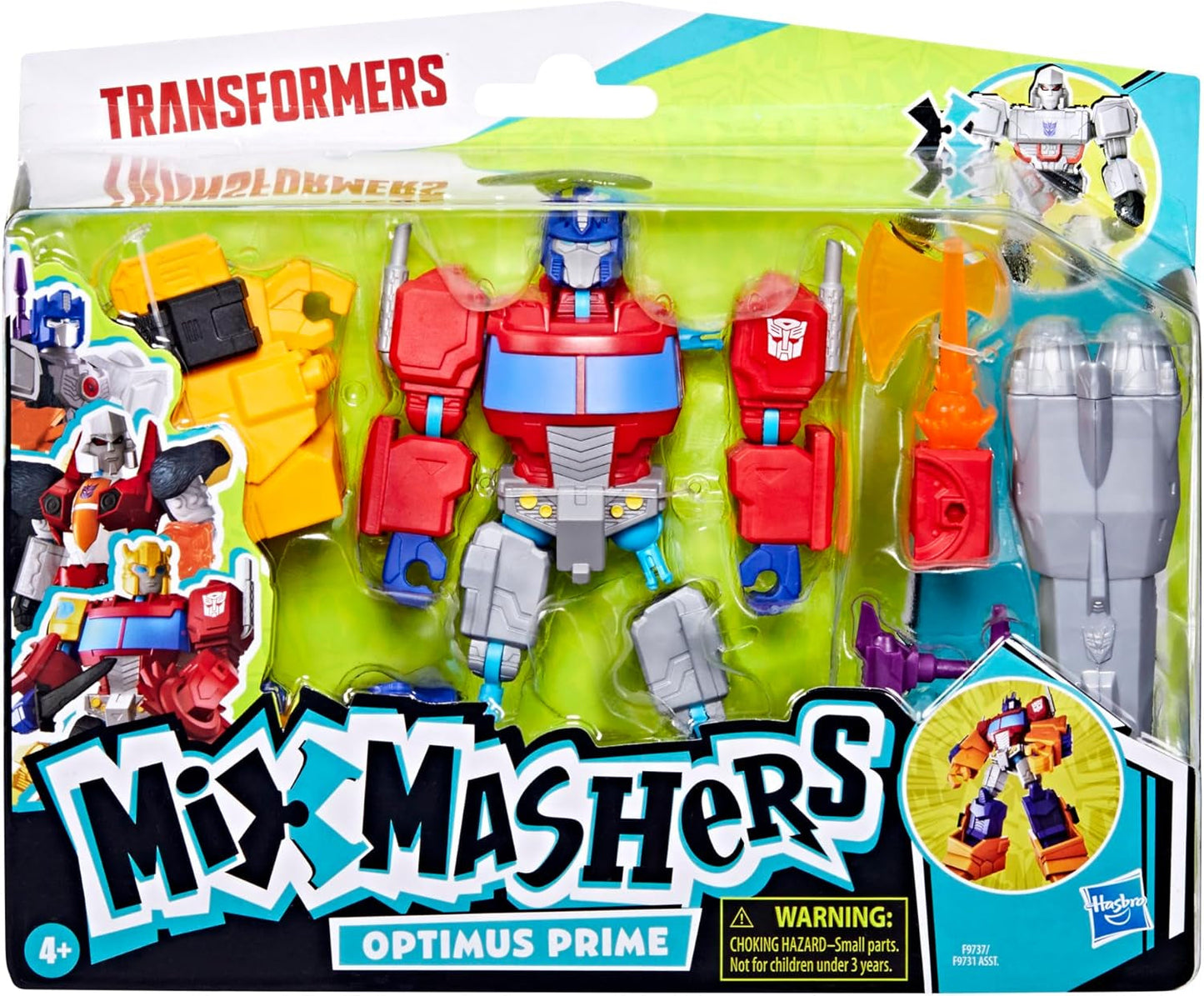 Transformers Mixmashers Optimus Prime Anpassningsbar Deluxe Actionfigurer & Tillbehör Actionfigurer Naty Shop