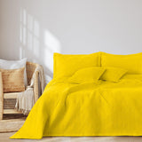Ameliahome Överkast 170X210 Cm Tvåsidigt överkast Ultraljudsquiltning Polyester Ophelia Mörkgröna sängar och filtar Besuche den AmeliaHome-Store Ophelia Gul 220X240 Cm