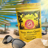 Yerba Melon De Guava 500G – brasilianskt Yerba Mate-te med melon, guava, jackfrukt, ananas och kokos – exotiskt och fruktigt – lufttorkat, veganskt
