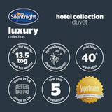 Silentnight Duvet Hotel Collection, 13,5 tog, polyester, vit, Super King Täcken och täcken Naty Shop