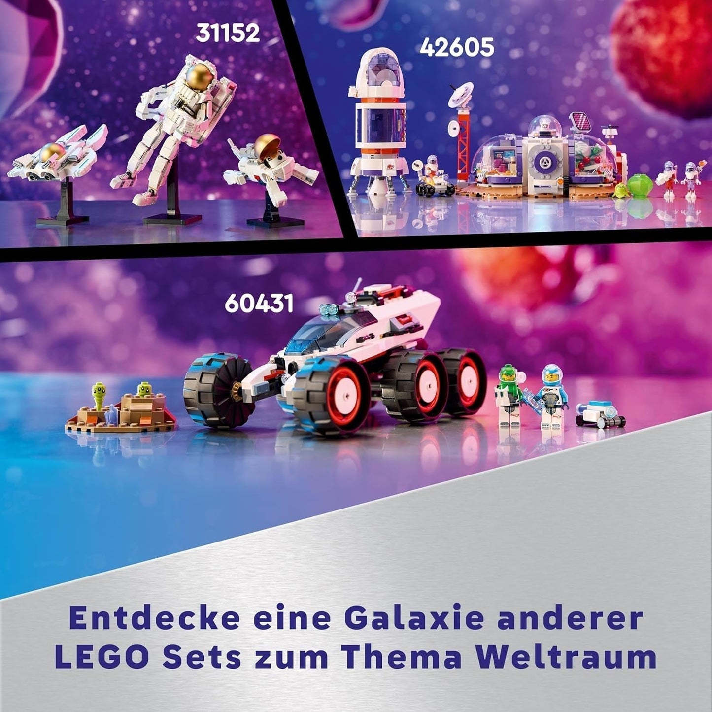 LEGO Technic Vtol Space Transporter LT81, rymdbyggsats, rymdleksak, rymdskepp, miniroverlekset, present till pojkar och flickor över 10 år 42181 Byggset Besuche den LEGO-Store