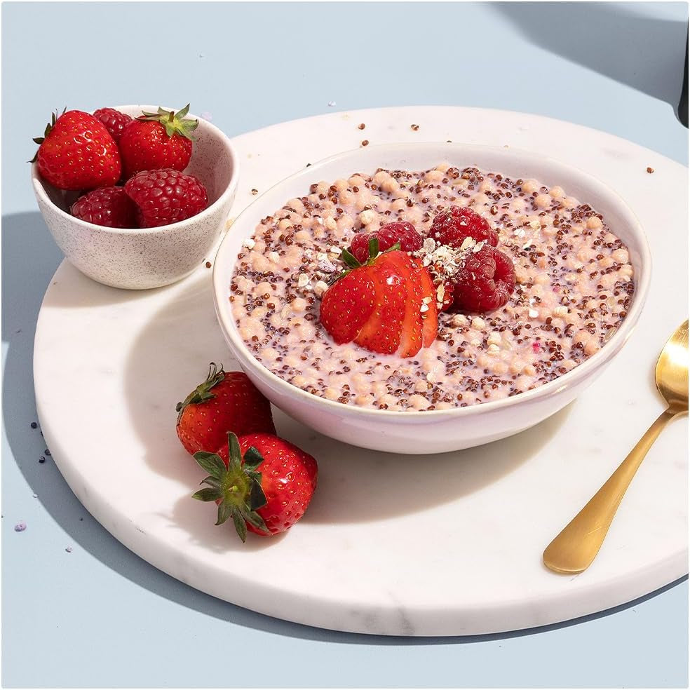 Protein fungerar | Superfood Frukost - GULD Innovation, prisbelönt spannmål, proteinmüsli, näringsrik med spannmål, frön och havre, fiberrik, äpple och kanel, 10 portioner, 600 g