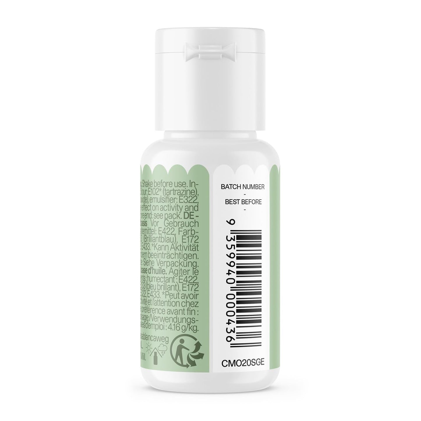 Color Mill salvia oljebaserad matfärgning - Livsmedelsfärg för choklad, fondant, muffins, kakor, bakning, macaroons - Matfärg för dekoration av tårtor - 100 ml