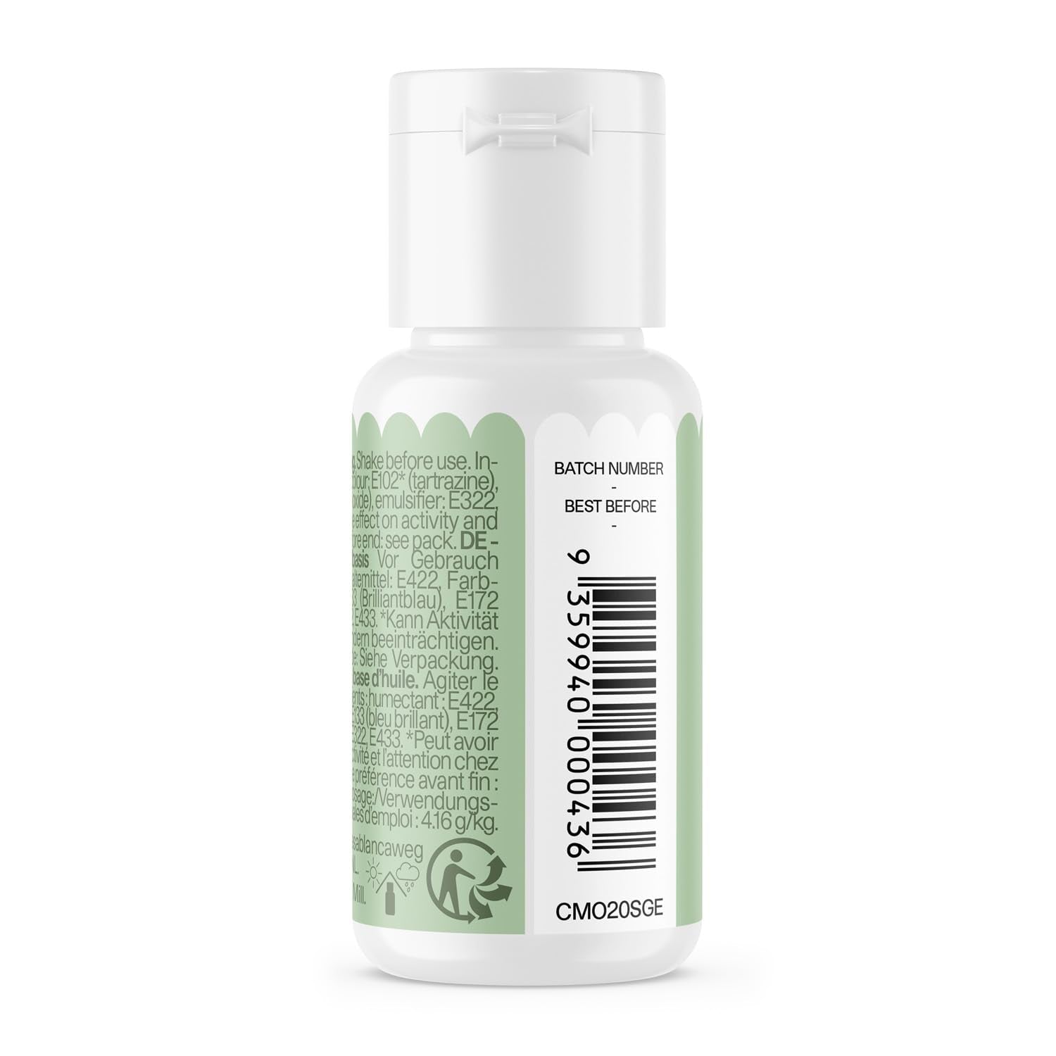 Color Mill salvia oljebaserad matfärgning - Livsmedelsfärg för choklad, fondant, muffins, kakor, bakning, macaroons - Matfärg för dekoration av tårtor - 100 ml