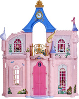 Disney Princess Castle Comfy Squad Dockhus med 6 möbler och 16 tillbehör Leksak för 5 år gamla flickor dockskåp Naty Shop