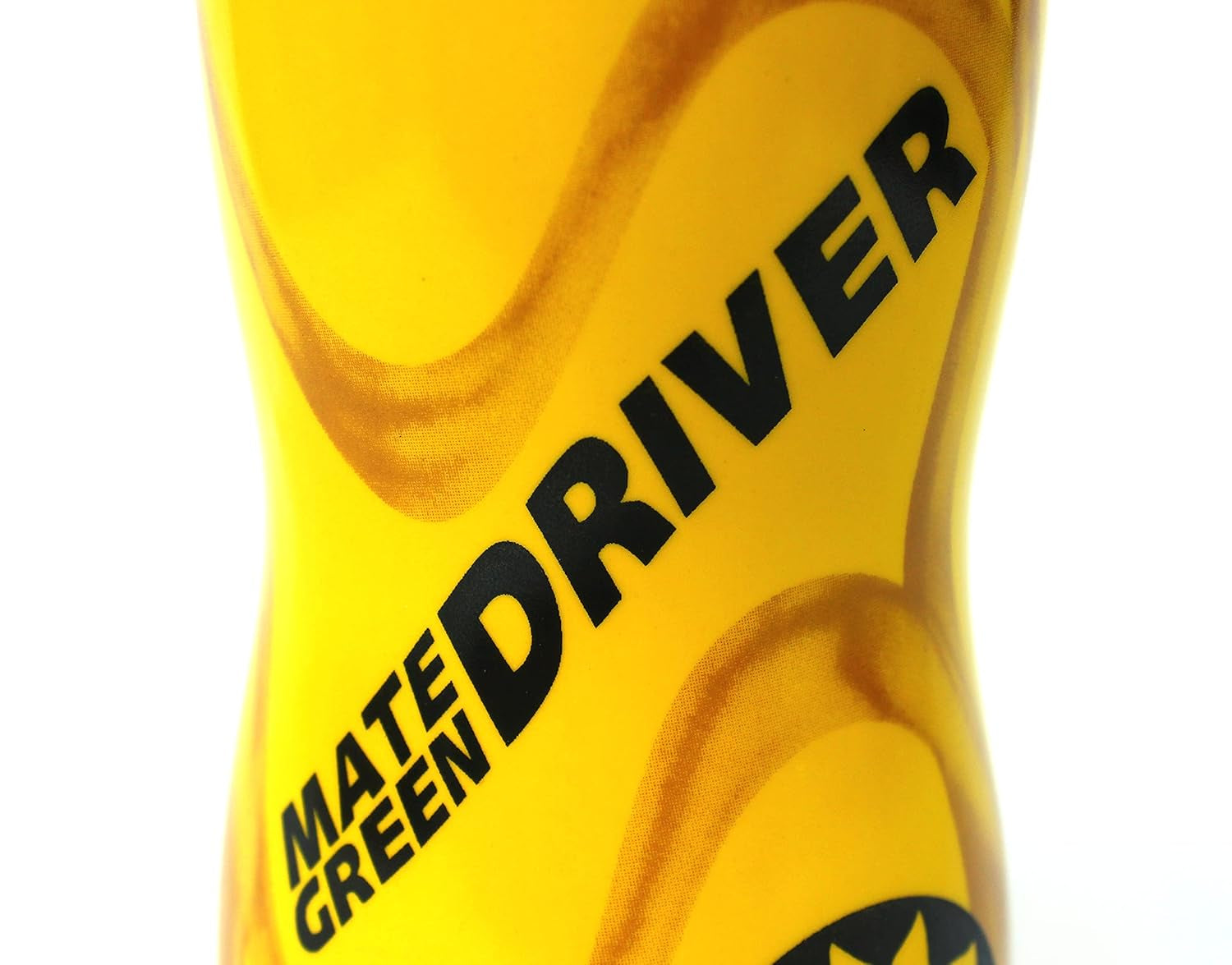 Yerba Mate temugg DRIVER Keramisk mugg Bilmugg Perfekt för bilresor Mate Te och kalla eller varma drycker Keramisk mugg Helglaserad 1,75 kg