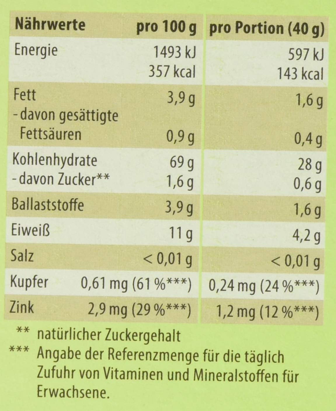 Hirse-Flocken Bio, 6Er Pack (6 X 400 G) Spannmål Naty Shop