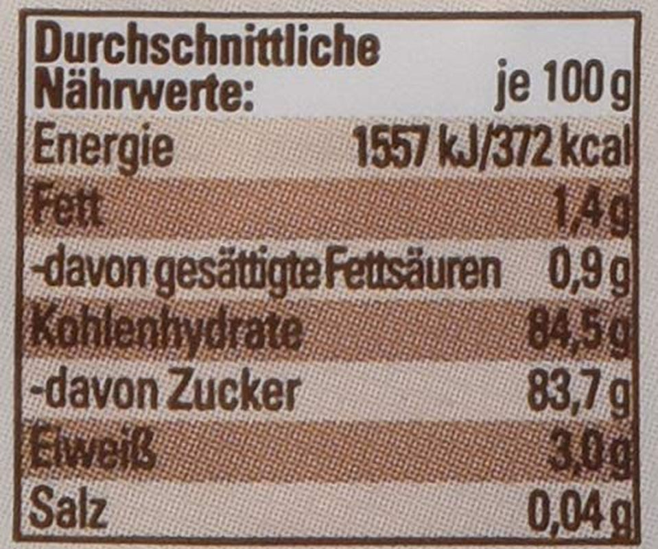 Fina droppar med chokladsmak Förpackning om 18 (18 x 80 g)