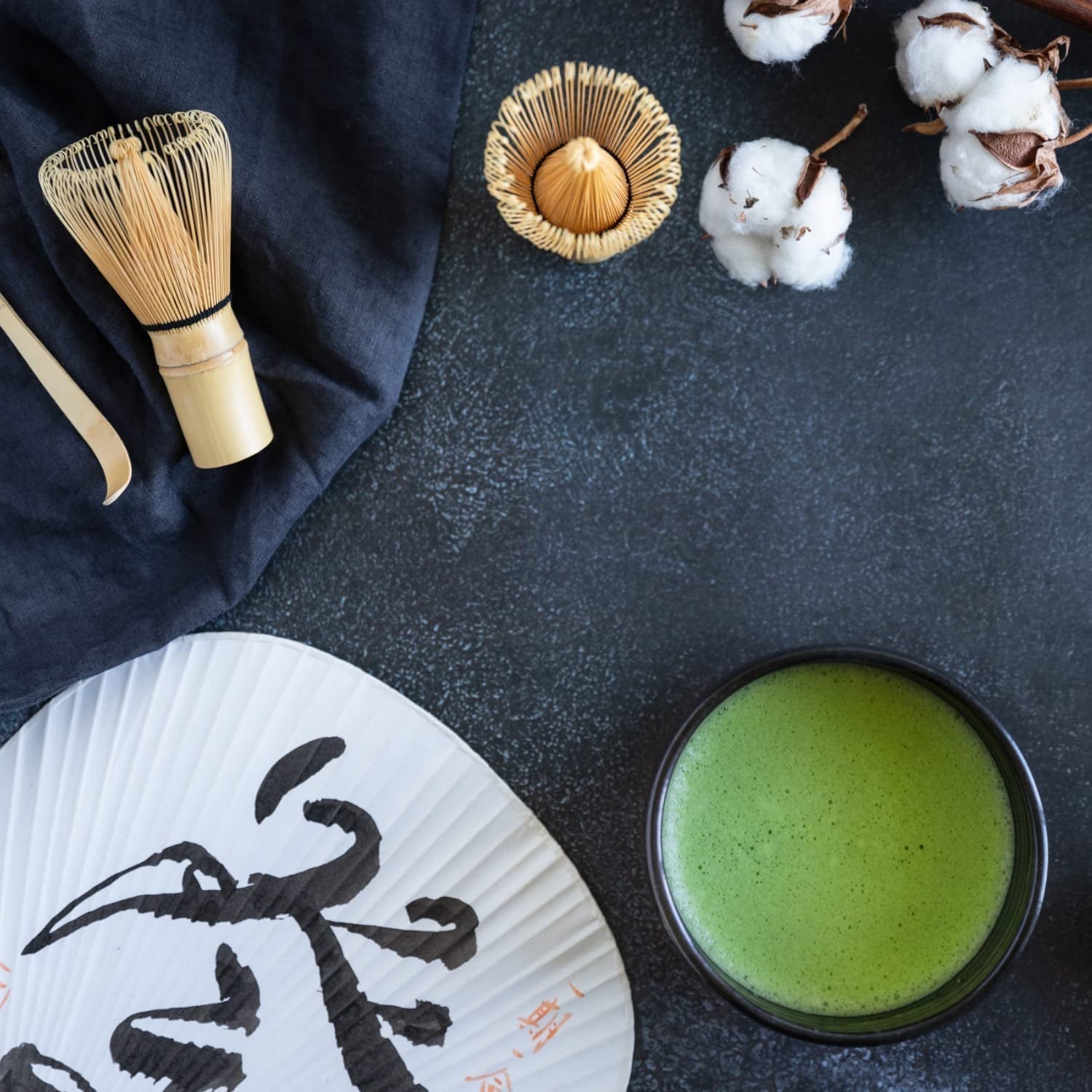 Ekologiskt grönt te Moya Matcha pulver | 100 g premiumkvalitet för ceremoni | Ekologiskt odlat och skördat i Uji, Japan | Matcha grönt tepulver | Perfekt för den japanska vattenteceremonin