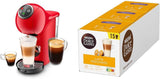NESCAFÉ DOLCE GUSTO Krups KP3405 Genio S Plus Kapselmaskin | Espresso Boost, 15 bars pumptryck | 0,8 L vattentank | 1500 Watt | Färg Röd med Latte Macchiato
