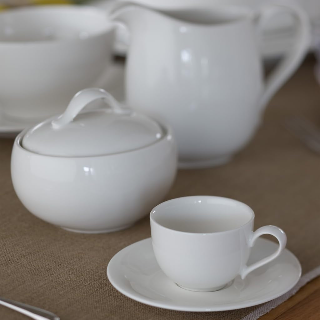 Villeroy & Boch New Cottage Basic askkopp, 450 ml, höjd: 6,5 cm, premiumporslin, vit