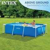 Intex 28271NP - Rektangulär ovanjordspool med ram, 2282 L, stål och PVC, blå, 260x160x65 cm