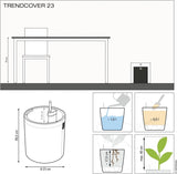 LECHUZA TRENDCOVER 23 Naturlig mörk kork 14181