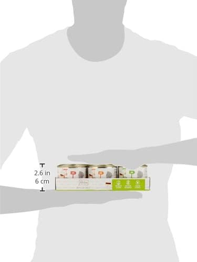 MjAMjAM - Premium Wet Cat Food - Mixed Pack I - Kyckling, nötkött, Hearts 6 Pack (6 x 200 g), spannmålsfri med extra kött