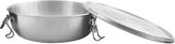Tatonka matskål - Matbehållare/skål i rostfritt stål - Med lock, fästklämmor och volymskala - 0,5L / 0,75L / 1L Volymförvaringslådor för mat Naty Shop 1,0 liter