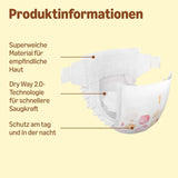 Amazon Ultra Dry blöjor, storlek 1 (2-5 kg) - månadslåda, vit, antal 96 (2 förpackningar om 48) (tidigare Mama Bear Brand, identisk produkt)
