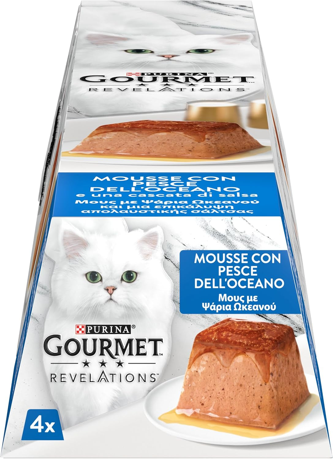 Revelations våt kattmat med havsfiskar, 24 x 57 g