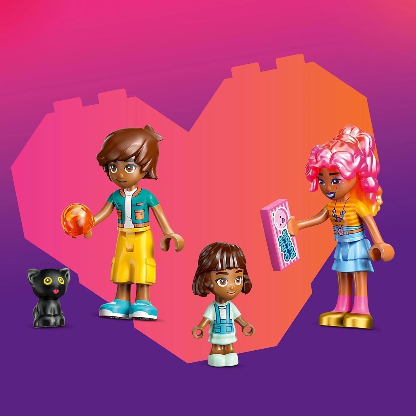 LEGO Friends Heartlake City Shop Lekset för tjejer 6+ Rollspel med 2 minidockor, mikrodocka och kattleksak 42649 Byggset Besuche den LEGO-Store